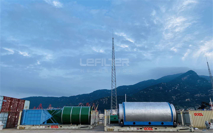 利菲爾特裂解設(shè)備安裝現(xiàn)場