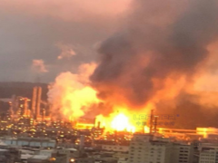 臺灣一煉油廠突發(fā)爆炸